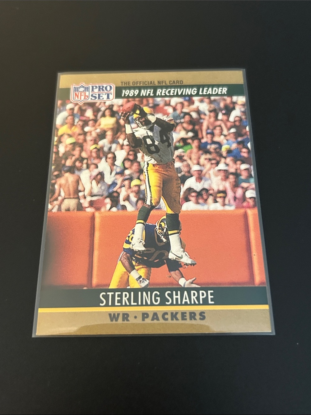 NFL Pro Set Sterling Sharpe Card - Green & Gold